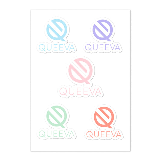 Q Pastel Sticker sheet